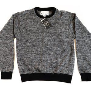 BLACK APPLE Black and Light Grey Crewneck Sweatshirt